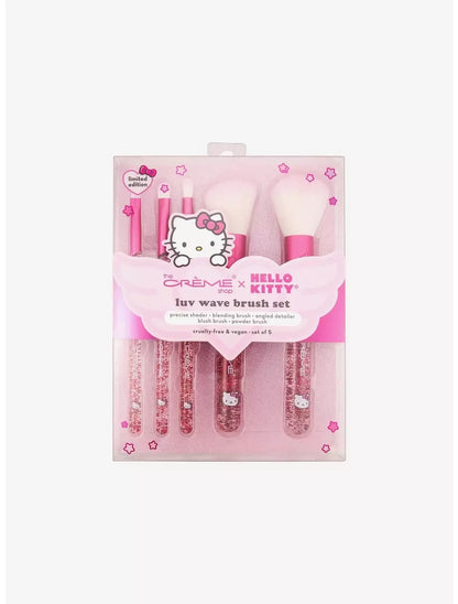 The Crème Sho X Hello Kitty Luv Wave Brush Set